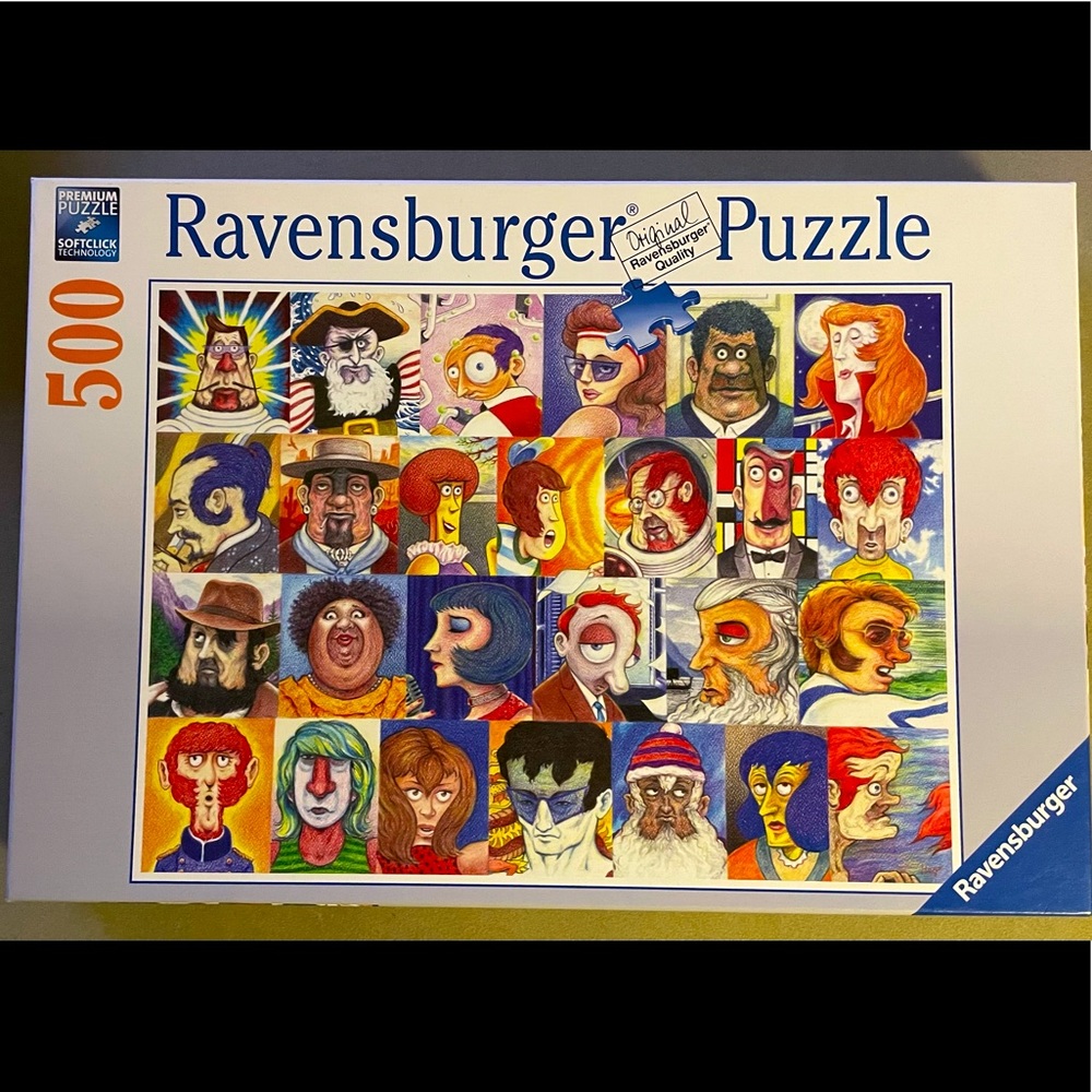 Ravensburger “Typesfaces” 500 piece puzzle